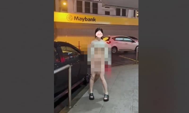 Tular video wanita buat aksi tak senonoh depan Maybank