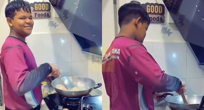 Rajin memasak di dapur, budak lelaki darjah 6 jadikan Khairul Aming sebagai idola