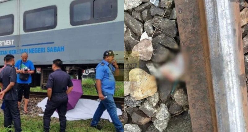 Tragedi ibu maut digilis kereta api, rupanya mahu selamatkan anak waktu kutip RM1 tercicir di landasan