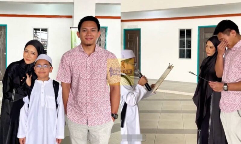 Fatin Afeefa & Opai gagal tahan sebak, hantar anak sulung masuk tahfiz