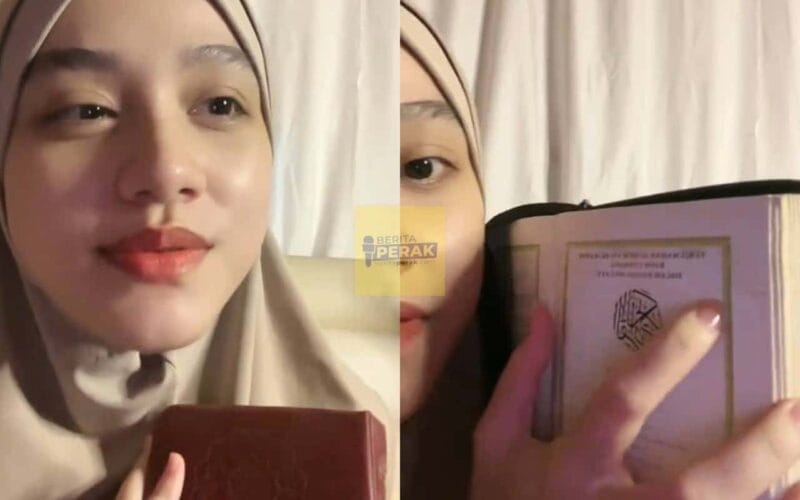 “Tiada niat nak ambil..” – Gadis cantik cari pemilik al-Quran selepas hampir 10 tahun