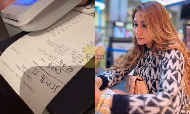 “Service charge gaji sebulan” – Kak KM berhabis lebih RM17,000 belanja makan buat ramai terkejut