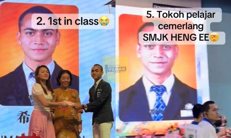 “Cemerlang gemilang terbilang” – ‘Tapau’ 5 anugerah, pelajar Melayu cemerlang di sekolah Cina