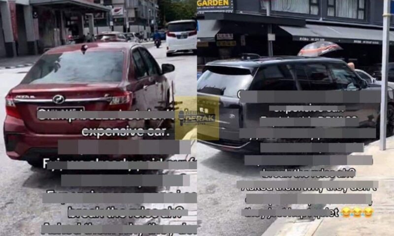 Lelaki persoal pihak berkuasa kunci tayar Bezza tapi ‘lepaskan’ kereta mahal