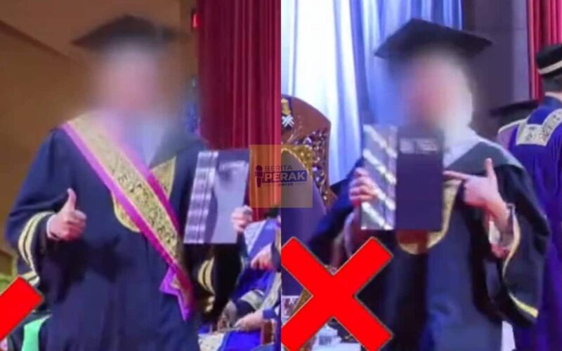 “Hormati istiadat konvokesyen” – UiTM ‘warning’ graduan jangan buat isyarat-isyarat di atas pentas