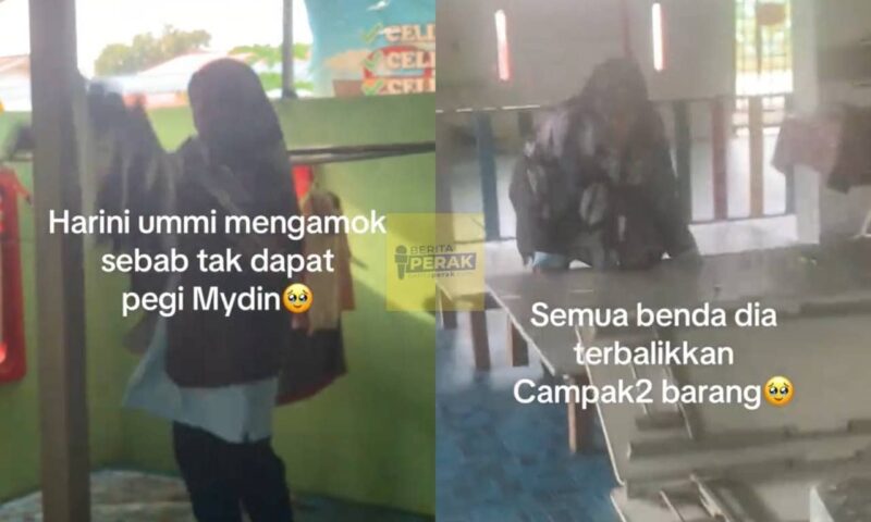 Ugut guna gunting, ibu mengamuk anak halang pergi bank kirim duit pada ‘scammer’