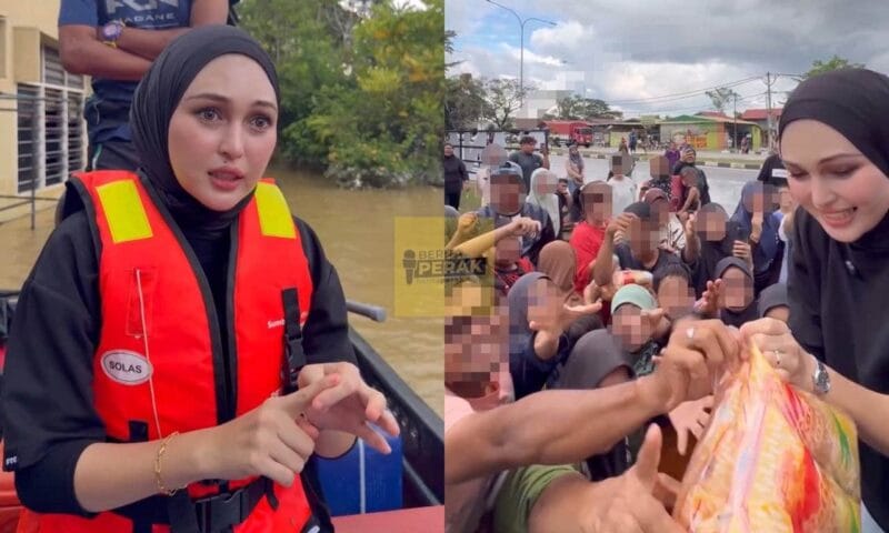 “Kita kena ada sifat bersyukur” – Influencer tampil perjelas sebab bagi roti pada mangsa banjir