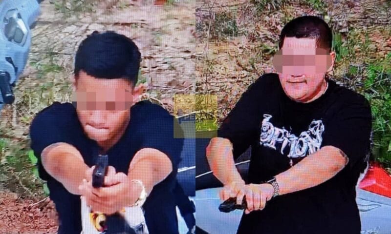 2 lelaki Thailand ditahan lepas tembakan ke sempadan Malaysia, beri alasan nak cuba pistol milik rakan