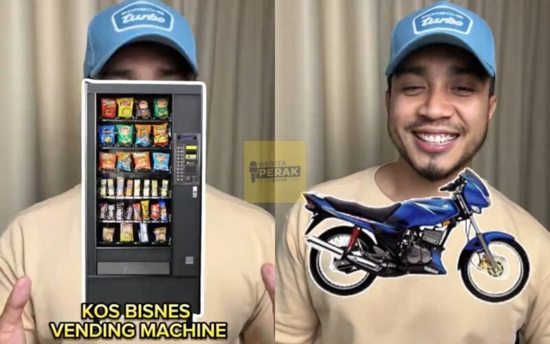 Nak mula bisnes vending machine, lelaki ini kongsi kos & anggaran keuntungan