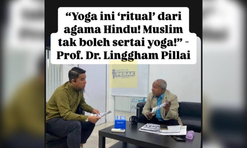 “Ia bertentangan dengan fatwa” – Yoga amalan ritual Hindu, umat Islam diingatkan supaya tak sertai