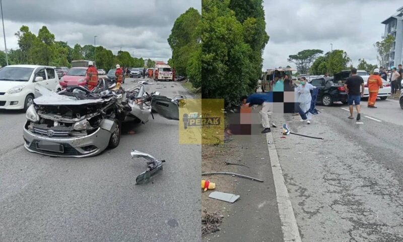 Lima maut kemalangan dirempuh kereta dipandu remaja 16 tahun tiada lesen