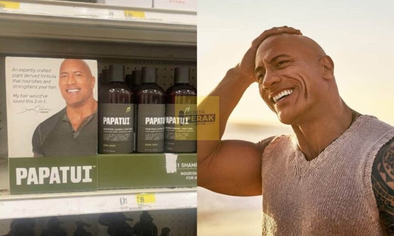 The Rock lancar produk syampu buat ramai garu kepala