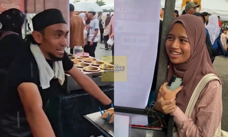 Pelanggan sambung ayat Al-Quran dari peniaga, dapat apam balik percuma