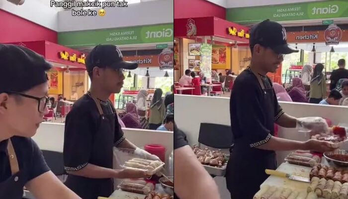 “Jangan panggil makcik” – Pelanggan tegur peniaga popia jaga adab cetus pelbagai reaksi “Jangan panggil makcik” – Pelanggan tegur peniaga popia jaga adab cetus pelbagai reaksi