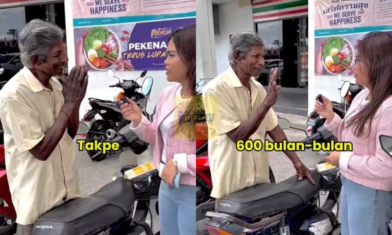 Pakcik India tolak duit influencer, syukur dengan bantuan duit RM600 Pakcik India tolak duit influencer, syukur dengan bantuan duit RM600